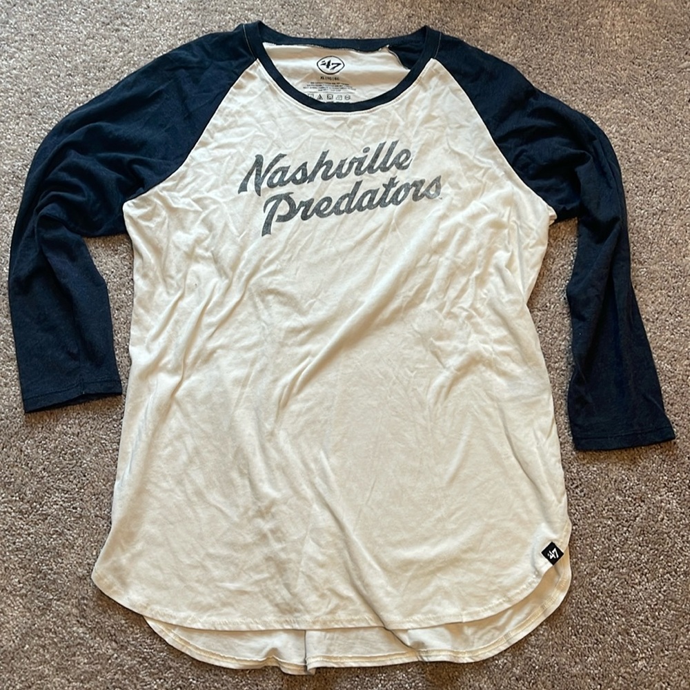 Nashville Predators Baseball Tee